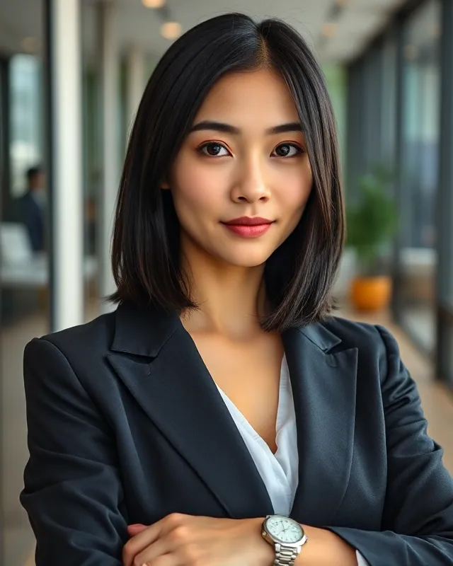 Founder vlog: example AI influencer portrait
