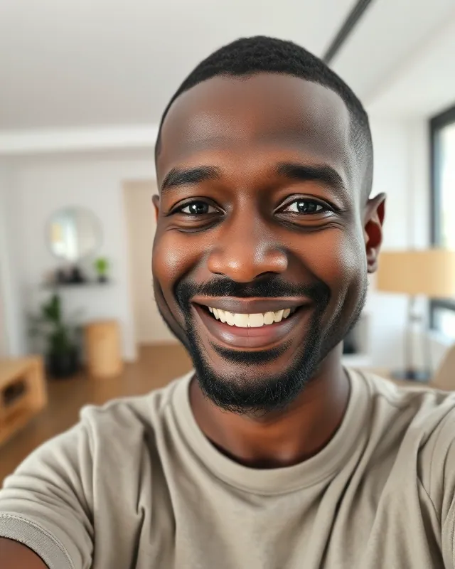 Kitchen tip: example AI influencer portrait
